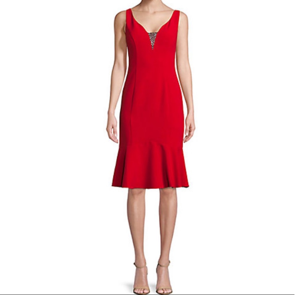 NWT Lotus Threads Embellished Sheath Dress